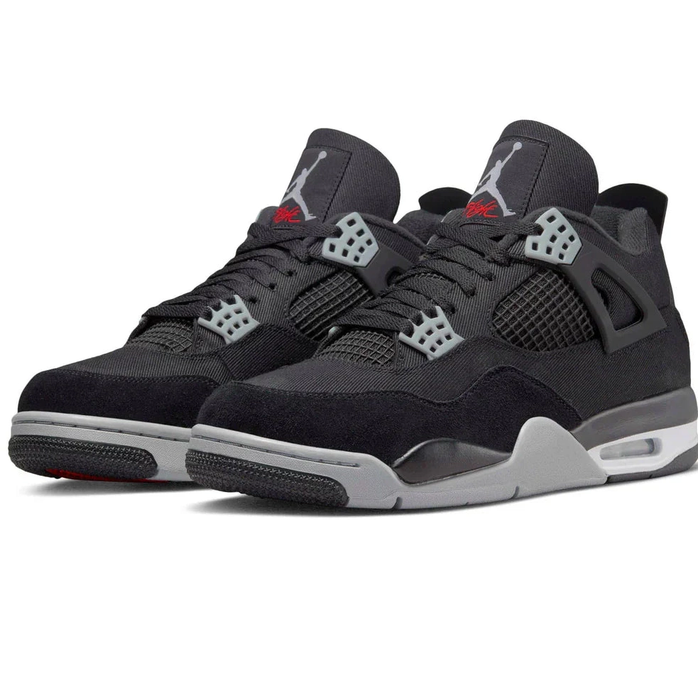 Jordan Canvas SE Black Air Retro 4 0701